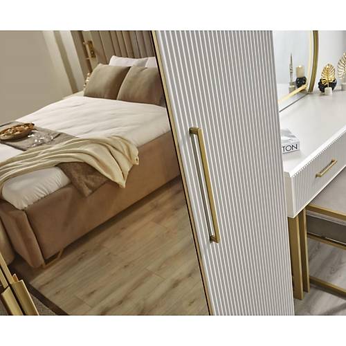 Gold Line Giyinme Dolabı & Yatak Odası