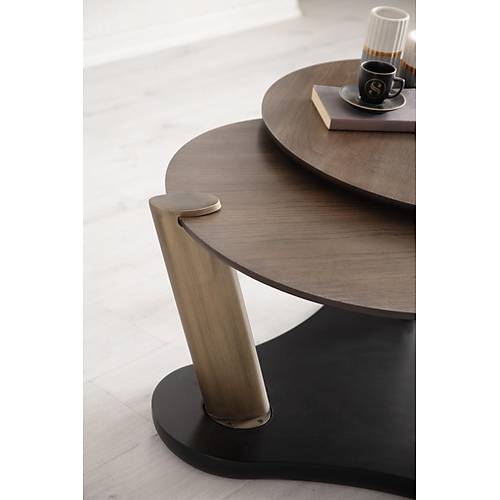 Trio Brass Orta Sehpa