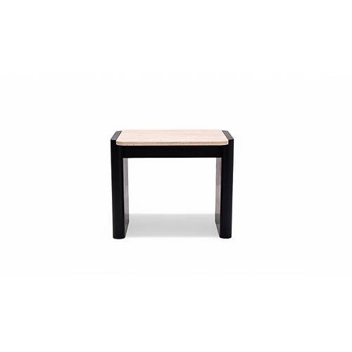 668 Oak Black Traverten Orta Sehpa