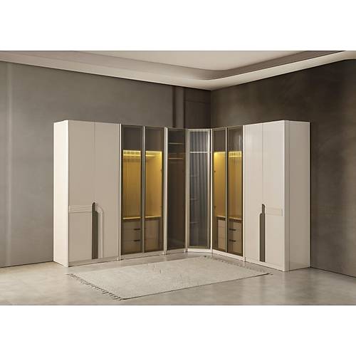 Petra Yatak Odas & Giyinme Dolab