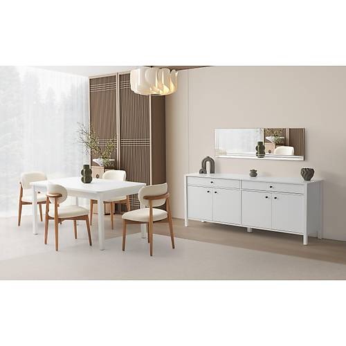 Loft Yemek Odas� - Beyaz