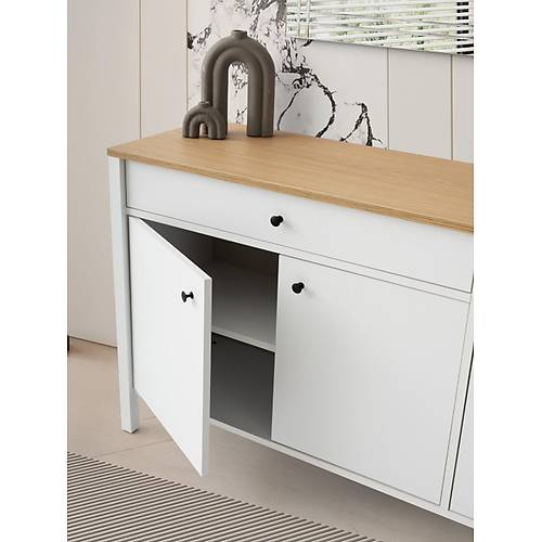 Mona Yemek Odas� - Beyaz Me�e