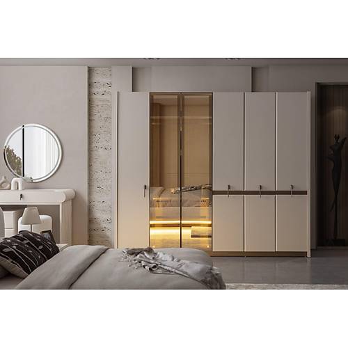 Gloria Yatak Odas & Giyinme Dolab