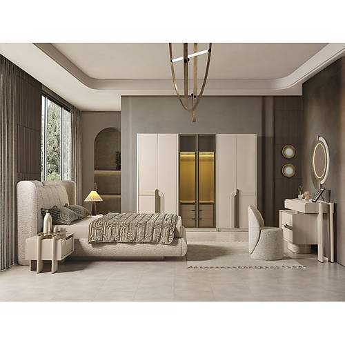 Petra Yatak Odas & Giyinme Dolab