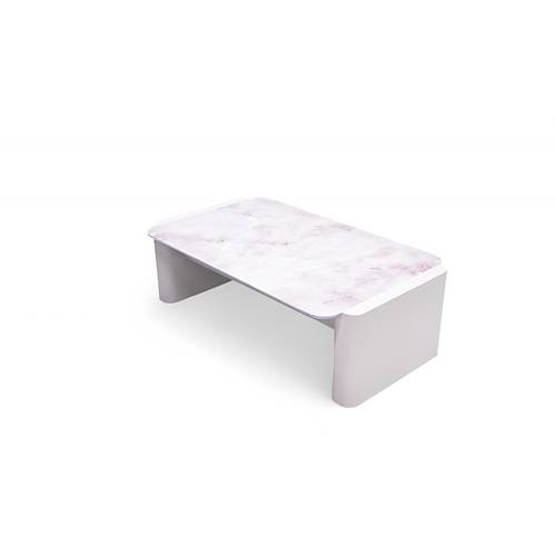 668 Moonstone White Orta Sehpa