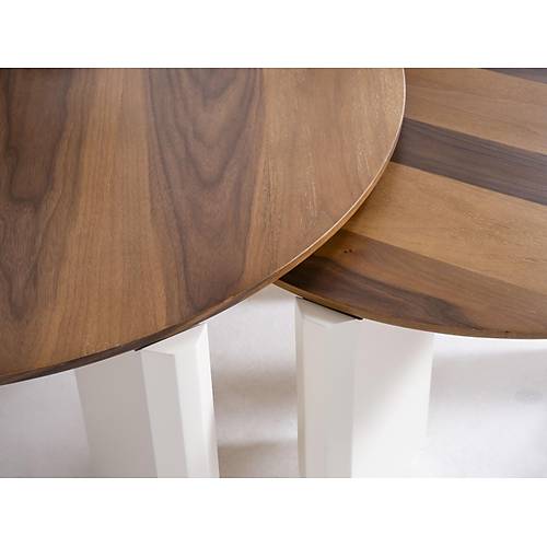 720 Walnut Cream Orta Sehpa