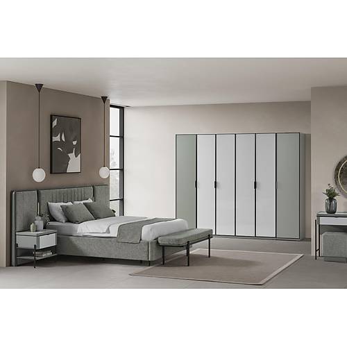 Moka Yatak Odas� & Giyinme Dolab� - Ye�il