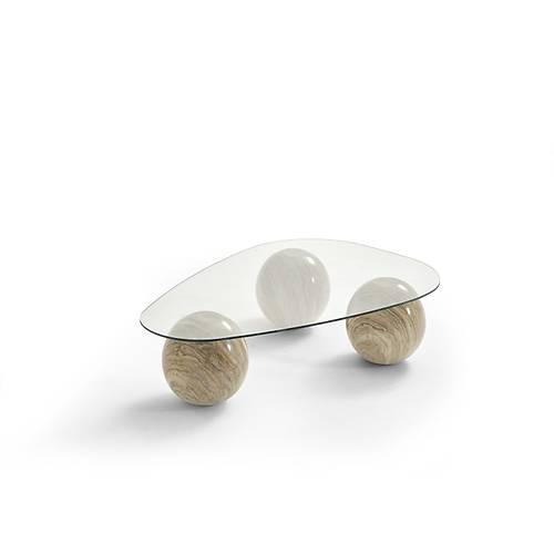 Torvi Orta Sehpa - Traverten