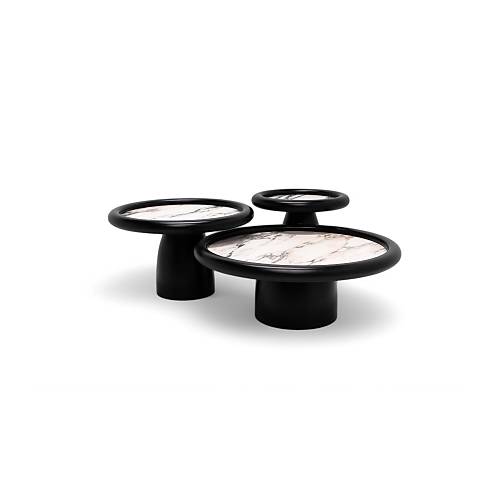 950 Black Ceramic Orta Sehpa