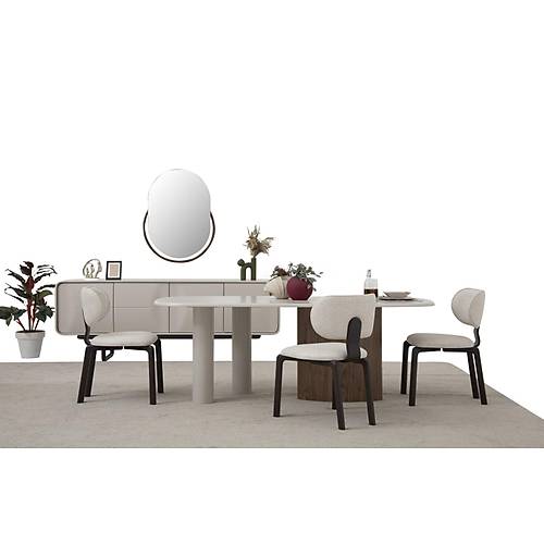 Palermo Gri Yemek Odas�