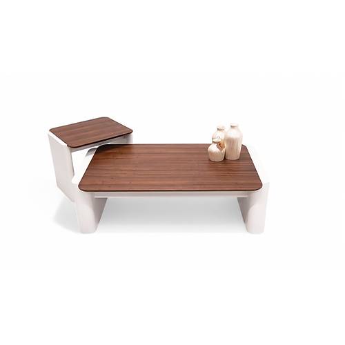 668 Moonstone Walnut Orta Sehpa
