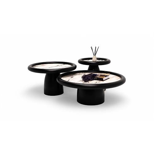 950 Black Ceramic Orta Sehpa