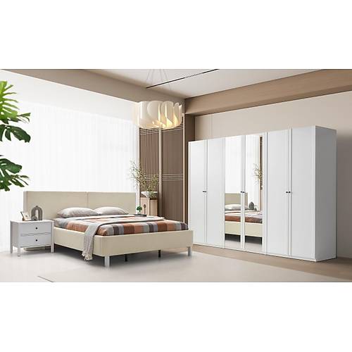 Loft Yatak Odas� - Beyaz