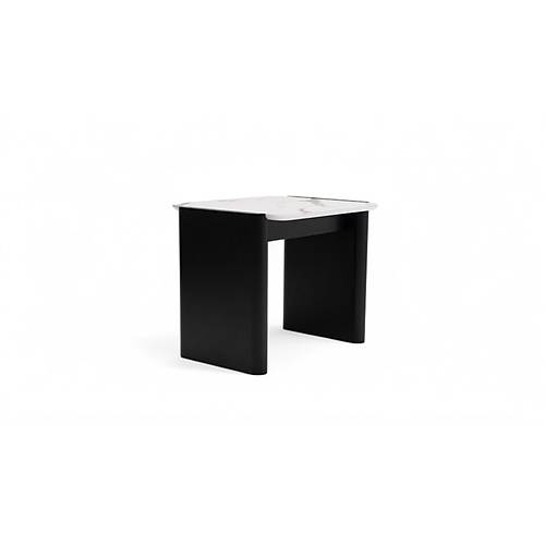 668 Oak Black Marble Orta Sehpa