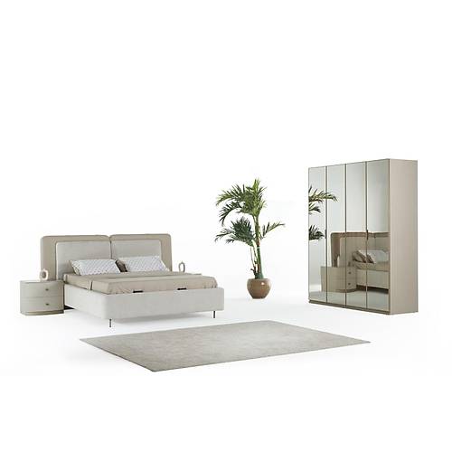 Wood Yatak Odas� & Giyinme Dolab�