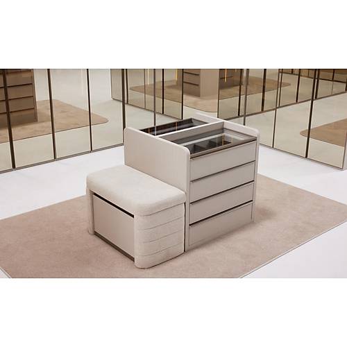 Hermosa Yatak Odas & Giyinme Dolab