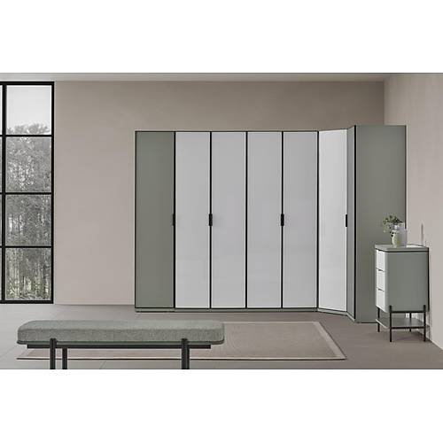 Moka Yatak Odas� & Giyinme Dolab� - Ye�il