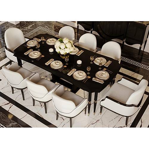 Monaco Siyah Yemek Odas�