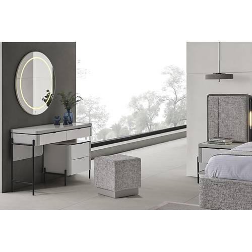 Moka Yatak Odas� & Giyinme Dolab� - Gri