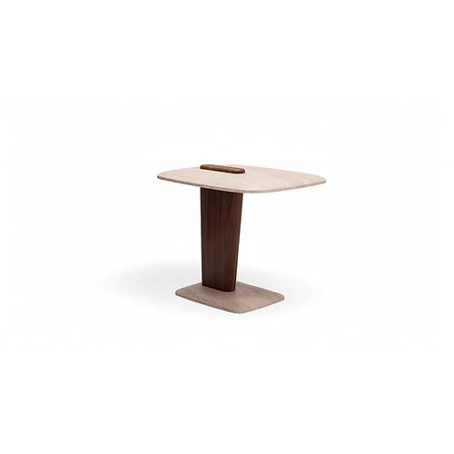 960 Walnut Traverten Orta Sehpa