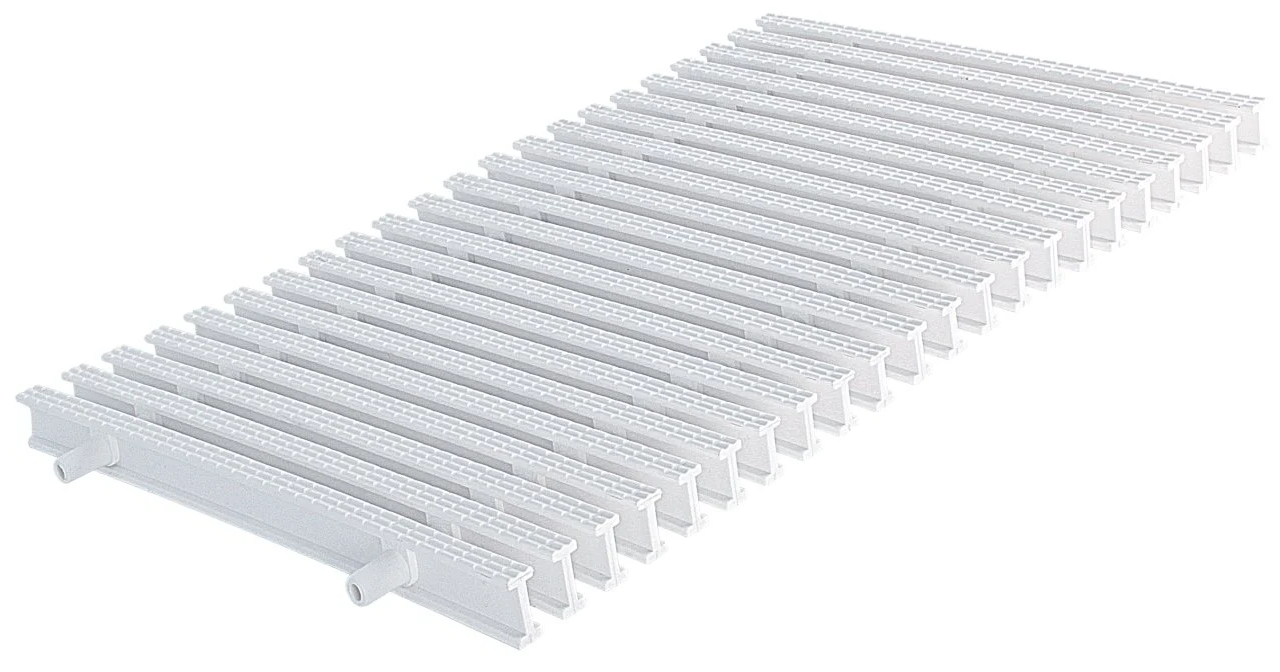 Çift geçmeli 20 cm 10 metre standart tip havuz mazgal ızgarası