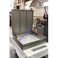 1.5 mm �zeri Mermer Uygulanabilir Paslanmaz Makine Daire Kapaklar� 600x600 mm