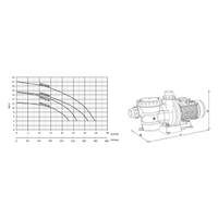 Havuz Pompas 1.5 Hp  SM 150 220V (MONOFAZE)