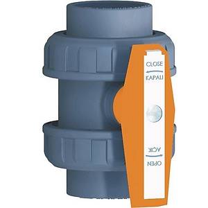 Nozbart - Ede Tipi Bir Taraf� Di�li K�resel U-PVC Asit Vanas� 20 mm