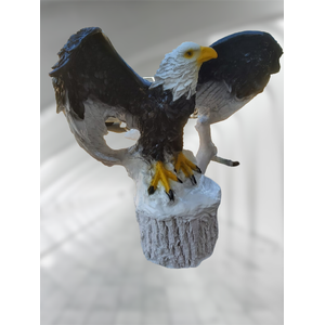 K���k Kartal Polyester Heykel - Kara Kartal Heykel Modeli