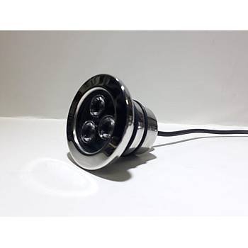 304 Kalite Paslanmaz Jakuzi Lambas� 3 Ledli