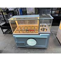 12 K�vetli ve 2 Servis Hazneli Kumpir Waffle Dolab� 150 cm INT-183