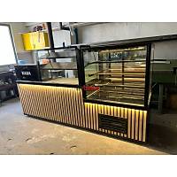 Kasa Bankolu Dikey Pasta Dolab� ve B�rek Tezg�h� 250 cm INT-188