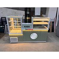 Kasa B�lmeli Kompakt Pasta Tatl� Dolab� ve B�rek Tezgah� 200 cm INT-186