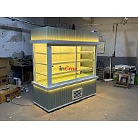D�rt Katl� Cephe Tipi Pasta Tatl� Te�hir Dolab� 200 cm INT-192