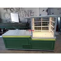 Servis Bankolu Dik Caml� Pasta Te�hir Dolab� 250 cm INT-190