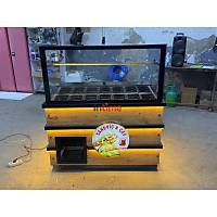 14 K�vetli Ah�ap Dekorlu Kahvalt� Te�hir Dolab� 120 cm INT-175