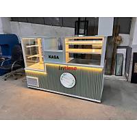 Kasa B�lmeli Kompakt Pasta Tatl� Dolab� ve B�rek Tezgah� 200 cm INT-186