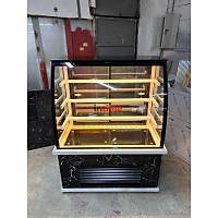 Siyah Mermer Desenli D�rt Katl� Pasta Tatl� Reyonu 100 cm INT-195