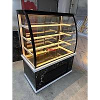 Siyah Mermer Desenli D�rt Katl� Pasta Tatl� Reyonu 100 cm INT-195