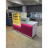 Fu�ya ��tal� Kasal� D�rt Katl� Pasta Te�hir Bankosu 200 cm INT-211
