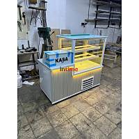 Kasa B�lmeli Dik Caml� Pasta Te�hir Dolab� INT-174