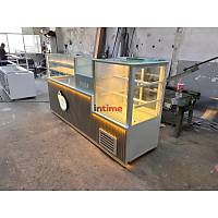 Kasal� Pasta Tatl� Dolab� ve Geni� B�rek Te�hir Tezg�h� 300 cm INT-185