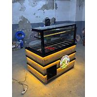 14 K�vetli Ah�ap Dekorlu Kahvalt� Te�hir Dolab� 120 cm INT-175