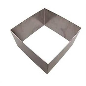 Tek Kiilik Pasta Kalb Parfe - Kare ap 7x7 cm Ykseklik 5 cm