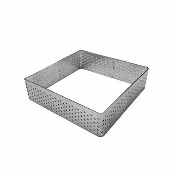 ntime - Delikli Tart Kalb - Kare 8x8 cm Ykseklik 2 cm