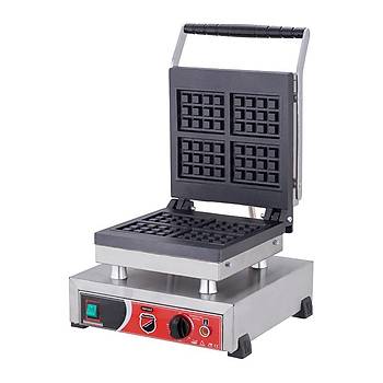 Ikgaz - Tekli Waffle Makinesi - Kare Model - Drtl