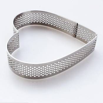 ntime - Delikli Tart Kalb - Kalp 8 cm Ykseklik 2 cm
