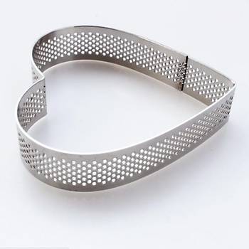 ntime - Delikli Tart Kalb - Kalp 8 cm Ykseklik 2 cm