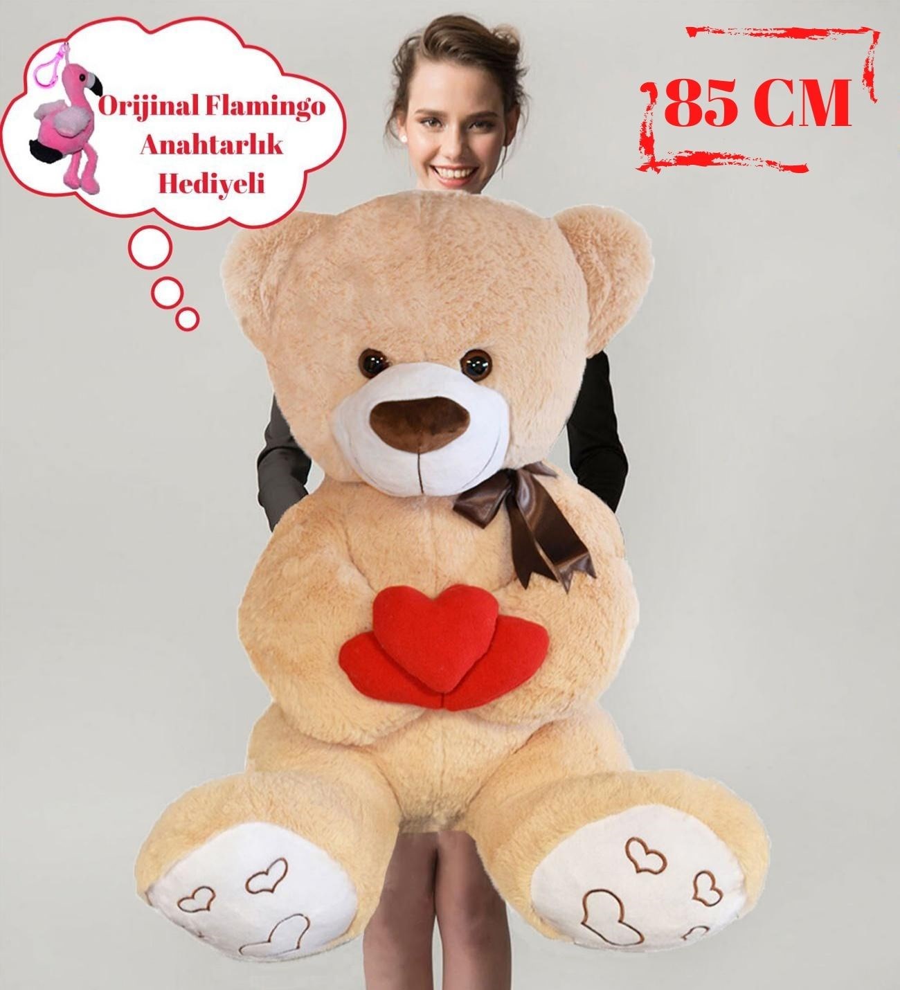 Halley POF 85 Cm Efsane Kalp Tutan Sevimli Peluş Ayıcıklar Halley POF 85 Cm Efsane Kalp Tutan Sevimli Peluş Ayıcıklar