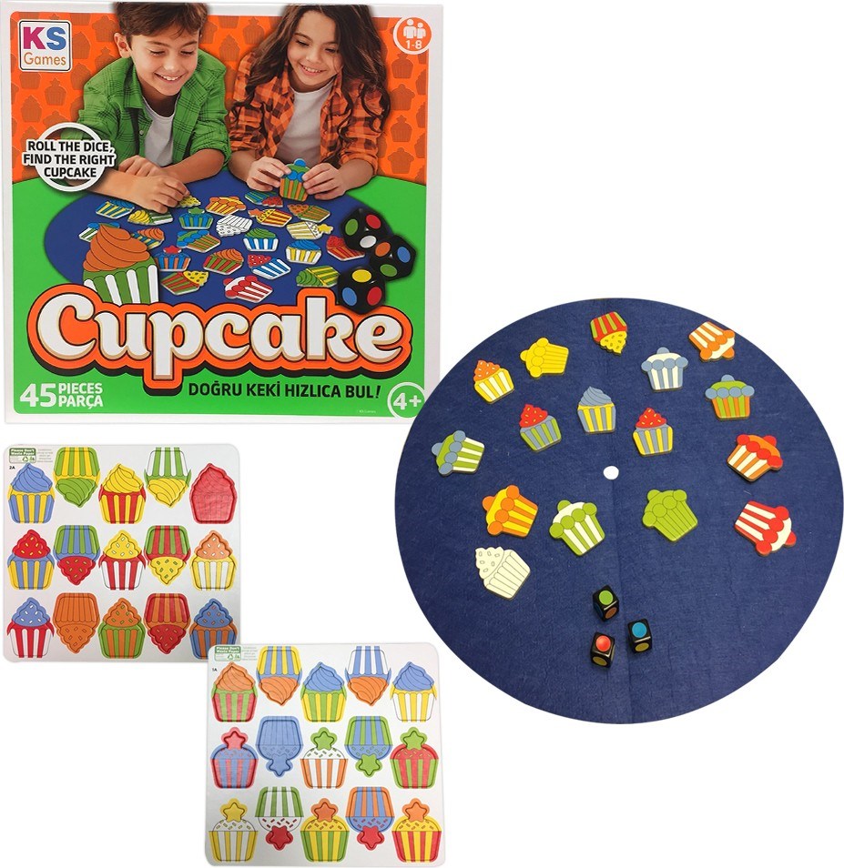 KS Games 25107 Cupcake Bulma Oyunu 45 Parça « Halley Peluş Oyuncak
